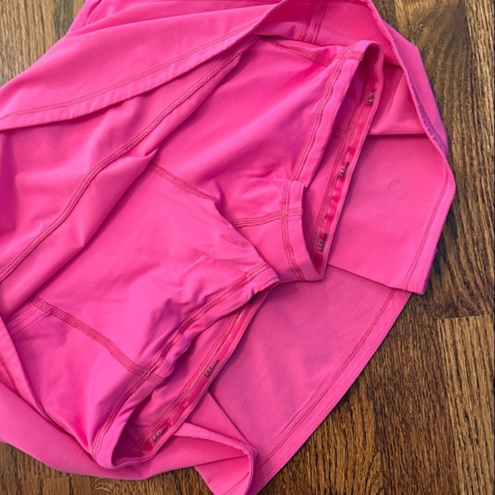 New Lululemon Pace Rival Mid Rise Skirt Ripened Raspberry Size 6 - Picture 8 of 11